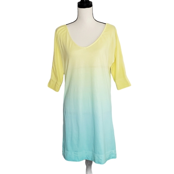 Lilly Pulitzer Women's Eliza V Neck Ombre … - Picture 2 of 7